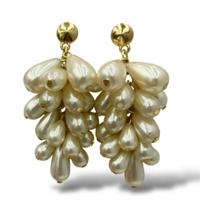 Unieke glasparel oorbellen