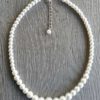 Ketting Grace van ivoor glasparels