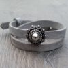 Leren Armband Ava met zeeuwse knop