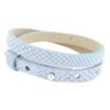 Leren armband Ava met zeeuwse knop in taupe