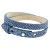 Leren armband Ava met zeeuwse knop in taupe