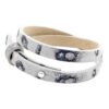 Leren armband Ava met zeeuwse knop in taupe