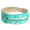 Leren armband Ava met zeeuwse knop in taupe