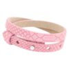 Leren armband Ava met zeeuwse knop in taupe