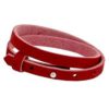 Leren armband Ava met zeeuwse knop in taupe
