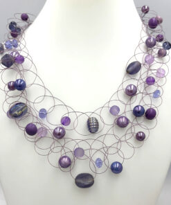 Ketting Kaylee Lavendel paars