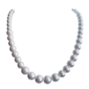 Ketting Grace van ivoor glasparels