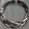 Ketting Stella bruin leer