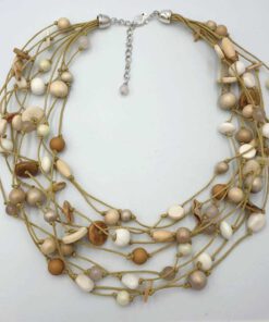 Ketting Gabrielle beige