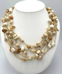 Ketting Gabrielle beige