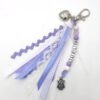 Sleutelhanger Sade met naam lila