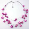 Ketting Indira in fuchsia