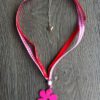 Ketting Tina roze rood
