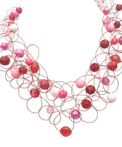 Ketting Kaylee Rood / Roze