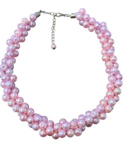 Parelketting Aretha licht roze