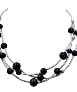 Ketting Barbra met glasparels