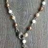 Ketting Peggy donker champagne