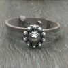 Leren armband Carla met zeeuwse knop