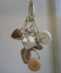 Oorbellen Chantal in natuurtinten