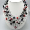 Ketting Kaylee Zwart / Rood