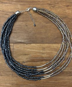 Ketting Maggie in blauw beige
