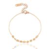 Roestvrij stalen (RVS) Stainless steel armbanden coin rose goud