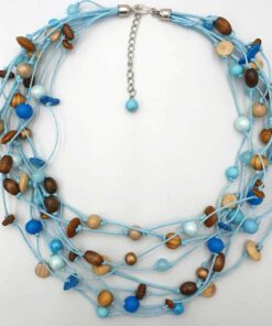Ketting Gabrielle turquoise nature