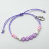 Ibiza armband met naam Lila met schelp