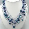 Parelketting Carol Petrol