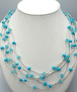 Ketting Marlene van aqua mix