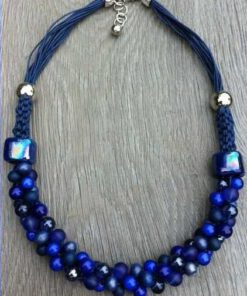 Ketting Nora kobalt blauw