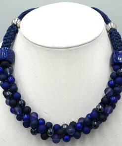 Ketting Nora kobalt blauw