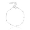 Roestvrij stalen (RVS) armband ball Silver (1.2mm)