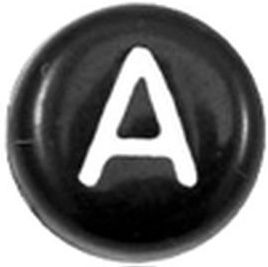 Letters zwart wit