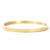 RVS armband leopard 4mm goud