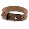 Verstelbare heren armband 15mm Alcazar brown
