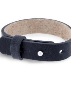 Verstelbare heren armband 15mm Indigo blue