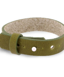 Verstelbare heren armband 15mm Olive green