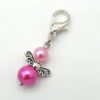 Geluksengeltje roze aan slotje