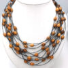 Ketting Tara met olijf houten kralen