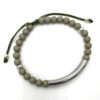 Armband Roya met RVS buis Groen