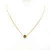 Roestvrij stalen (RVS) Stainless steel gouden ketting met initiaal kraal