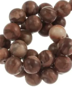 Stoere herenarmband van Zebra Jaspis Kralen