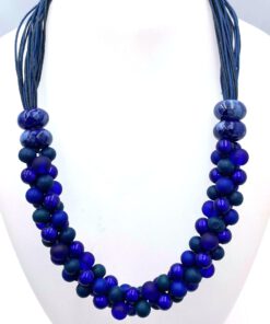 Ketting Adele kobalt blauw