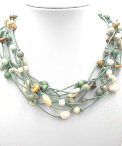 Ketting Gabrielle Sage green