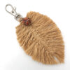 Sleutelhanger Macrame veer van jute