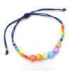 Ibiza armbandje Happy rainbow