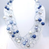 Parelketting Carol blauw
