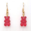 Oorbellen gummi bear pink