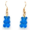 Oorbellen gummi bear blauw